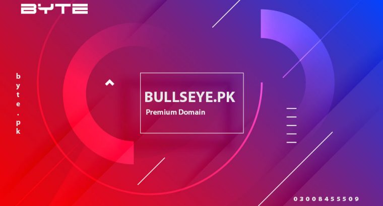 Bullseye.pk premium domain for sale